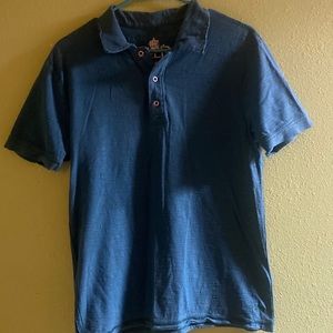 Helix size medium slub cotton short sleeved polo